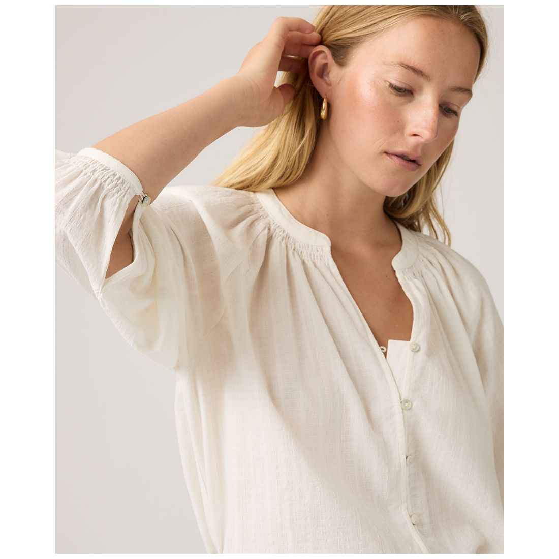Levi's Juniors' Phoebe V-Neck Blouse