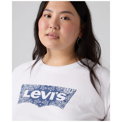 Levi's Trendy Plus Size Perfect Logo Cotton T-Shirt