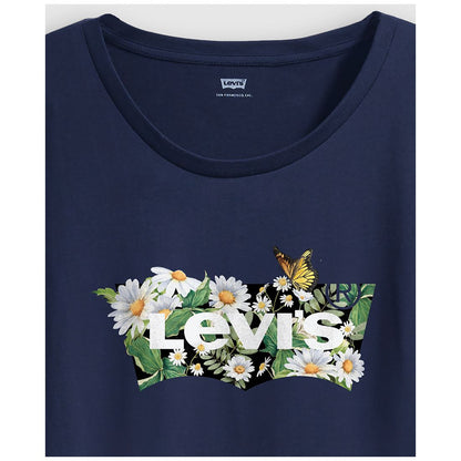 Levi's Trendy Plus Size Perfect Logo Cotton T-Shirt