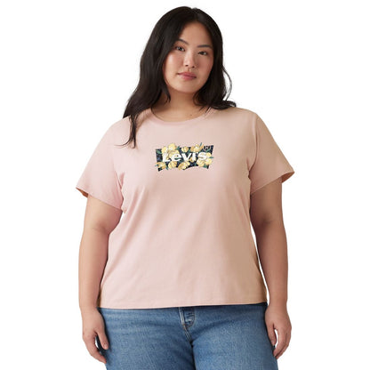 Levi's Trendy Plus Size Perfect Logo Cotton T-Shirt
