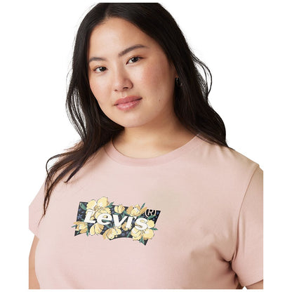 Levi's Trendy Plus Size Perfect Logo Cotton T-Shirt