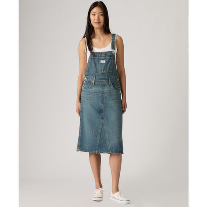 Levi's Women's Relaxed Fit Sleeveless Skirtall Dress