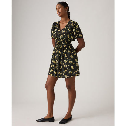 Levi's Women's Rylan V-Neck Mini Crepe Dress