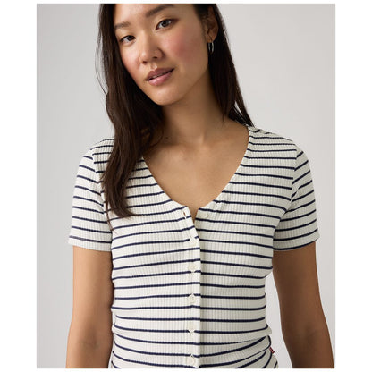 Levi's Women's Muse Short-Sleeve Button-Front Top