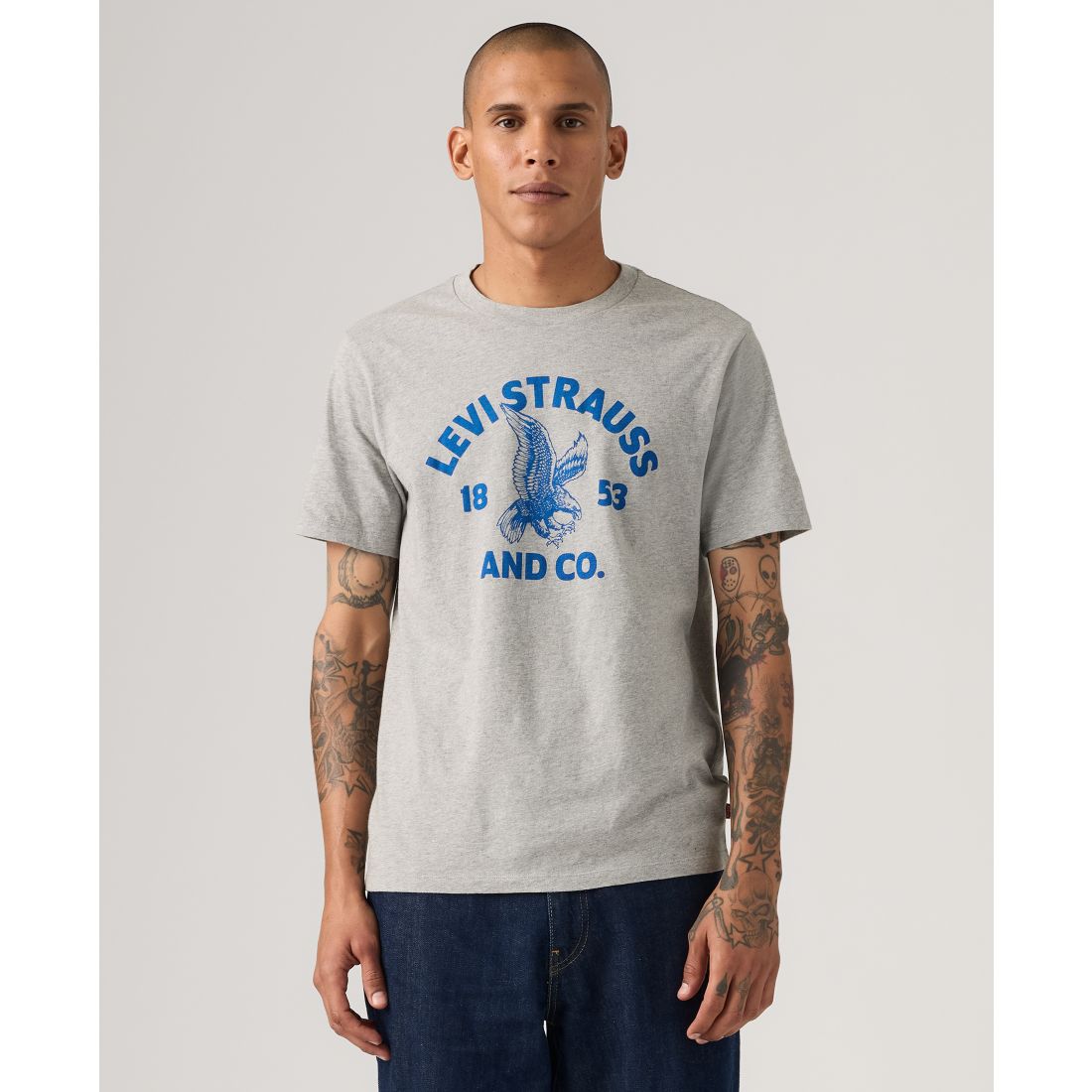 Levi's Men's Graphic Logo Detail Crewneck T-Shirt
