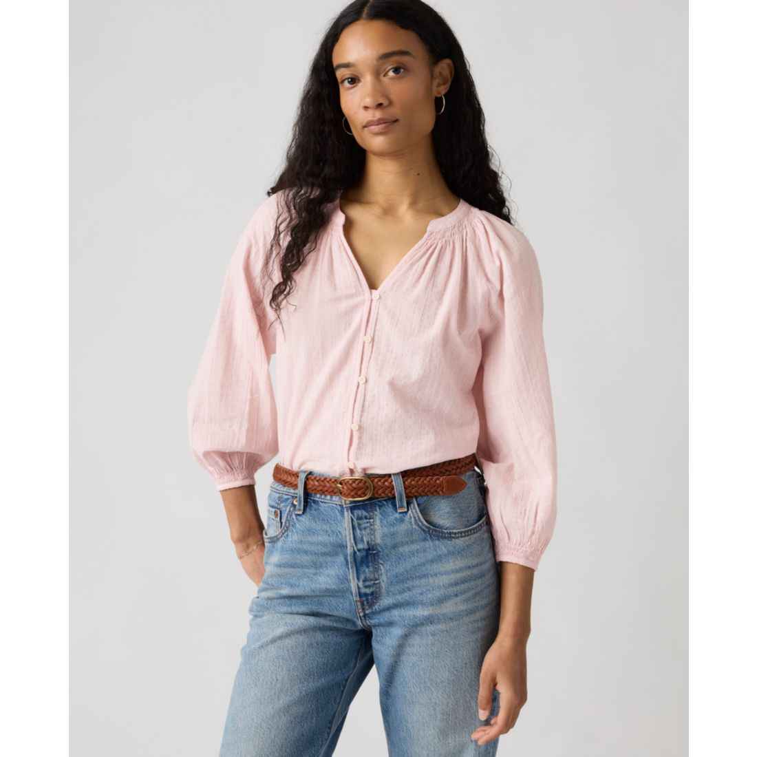 Levi's Juniors' Phoebe V-Neck Blouse