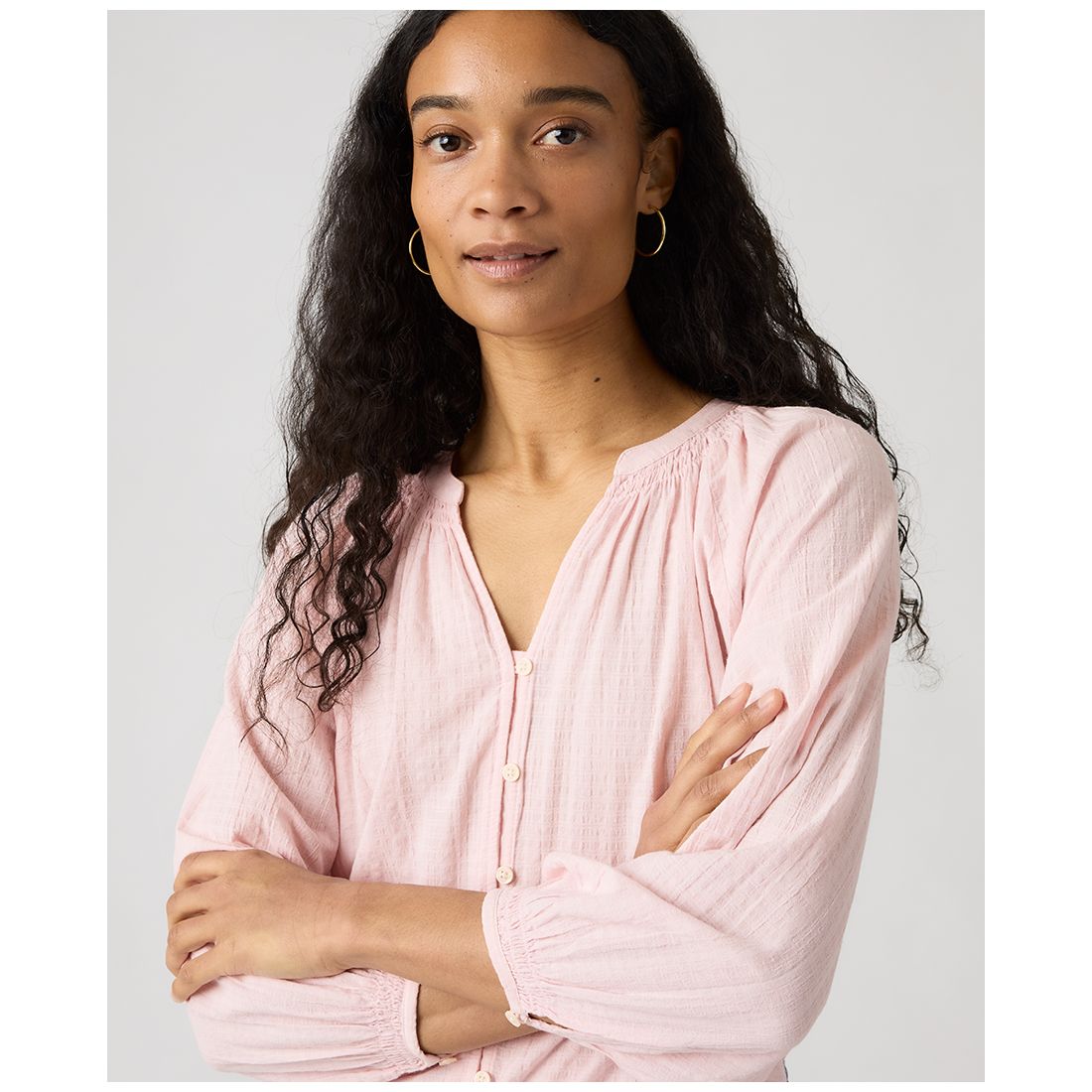Levi's Juniors' Phoebe V-Neck Blouse