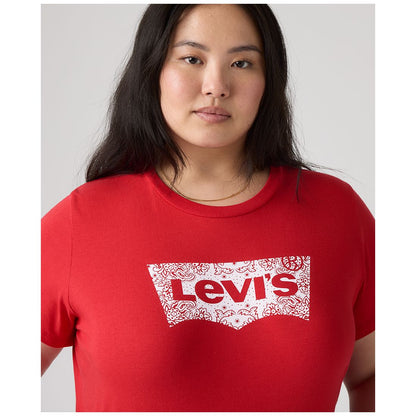 Levi's Trendy Plus Size Perfect Logo Cotton T-Shirt