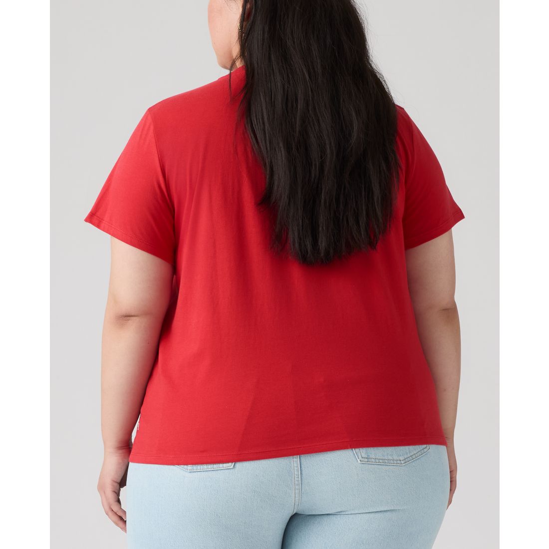 Levi's Trendy Plus Size Perfect Logo Cotton T-Shirt