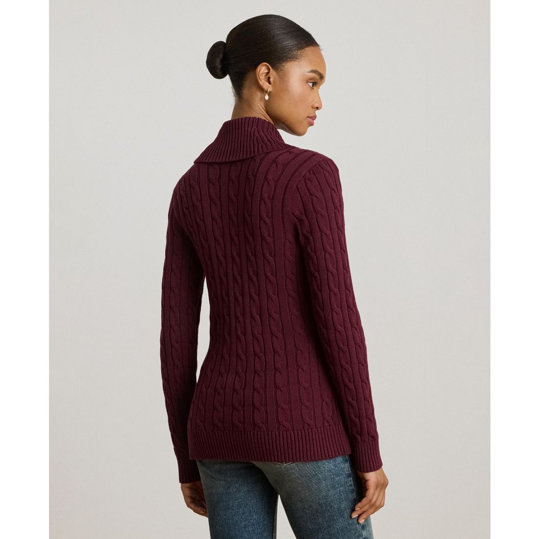 Lauren Ralph Lauren Women's Buckled Cotton Sweater