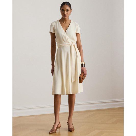Lauren Ralph Lauren Women's V-Neck A-Line Dress