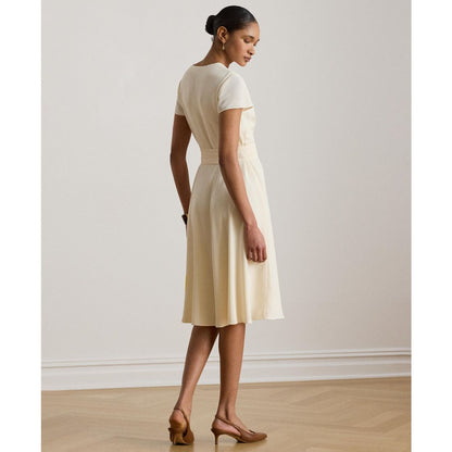 Lauren Ralph Lauren Women's V-Neck A-Line Dress