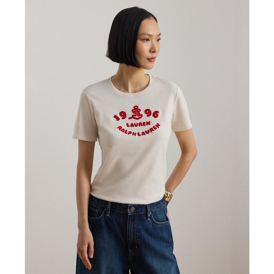 Lauren Ralph Lauren Women's Crewneck Short-Sleeve T-Shirt
