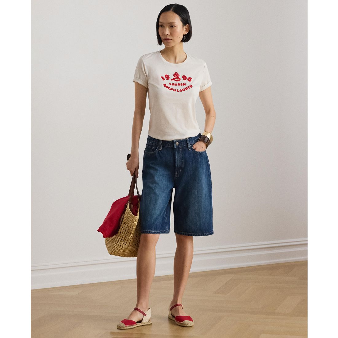 Lauren Ralph Lauren Women's Crewneck Short-Sleeve T-Shirt