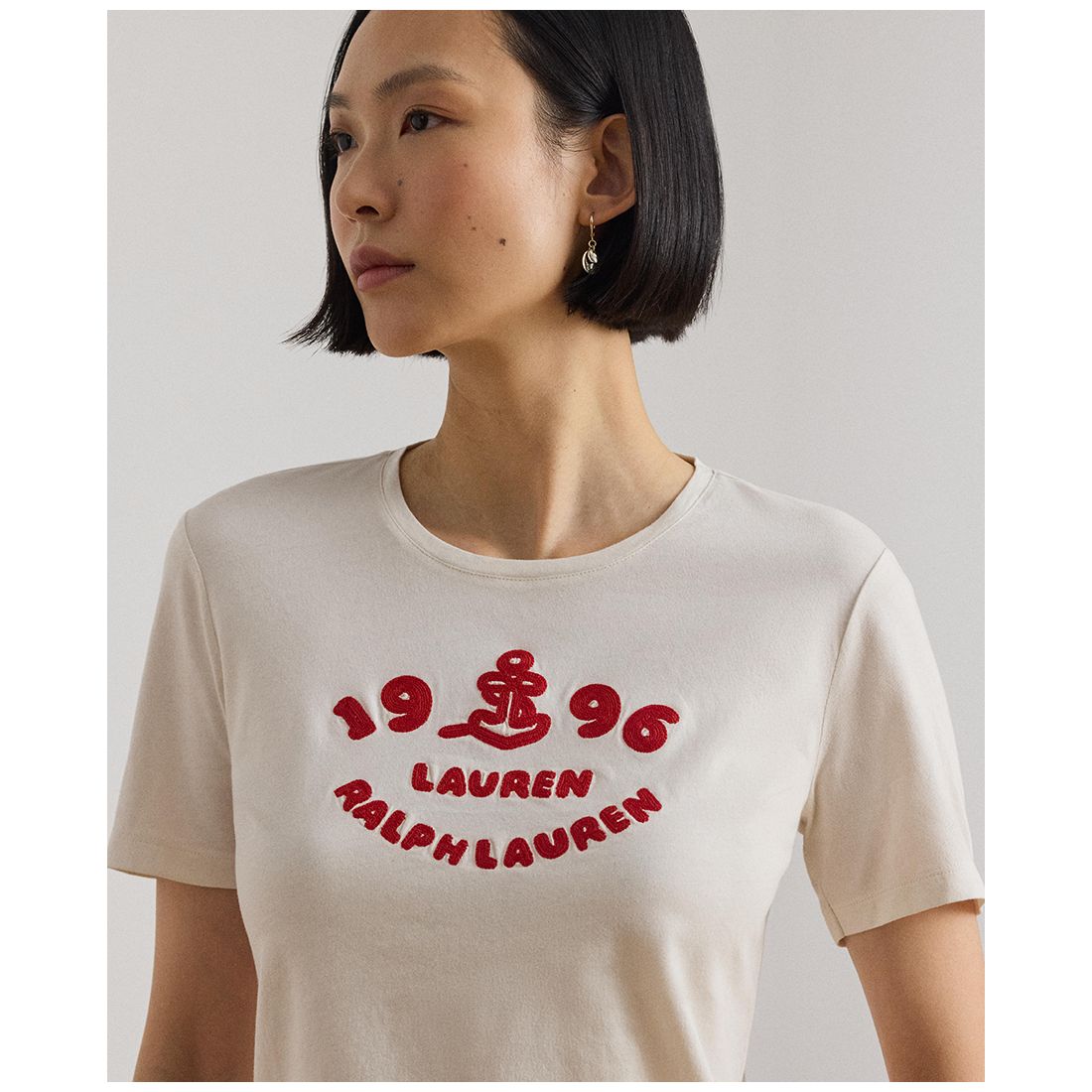 Lauren Ralph Lauren Women's Crewneck Short-Sleeve T-Shirt