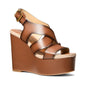 Michael Kors Women's Raven Buckle Wedge Sandals