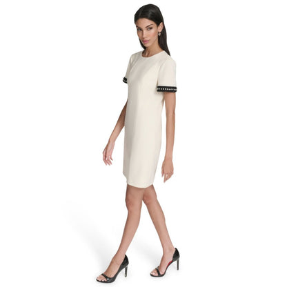 Halston Women's Crewneck Mini Dress