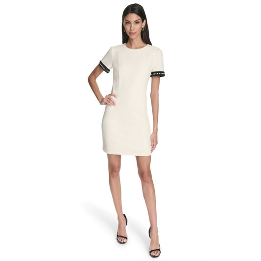 Halston Women's Crewneck Mini Dress