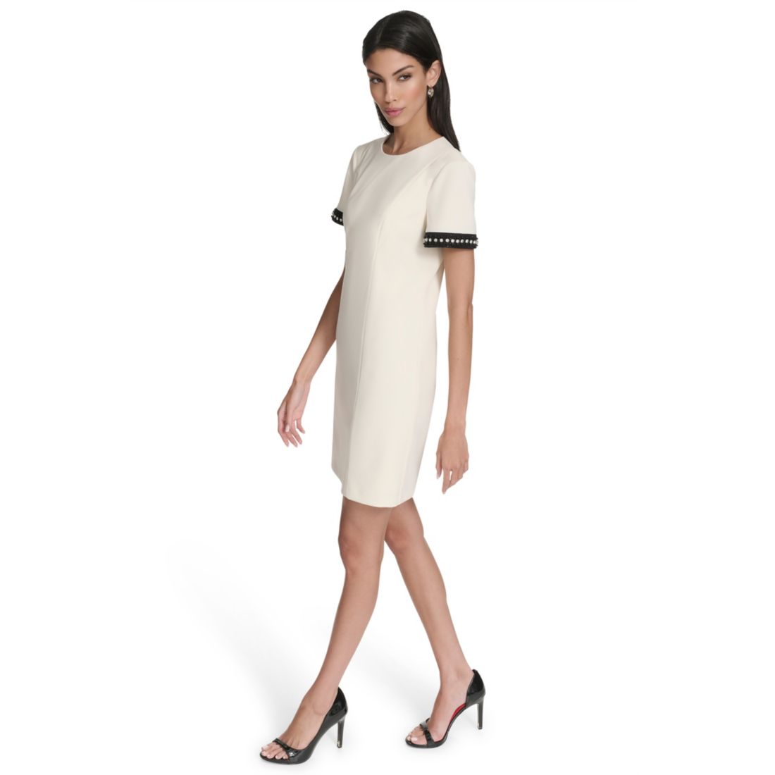 Halston Women's Crewneck Mini Dress