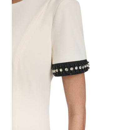 Halston Women's Crewneck Mini Dress