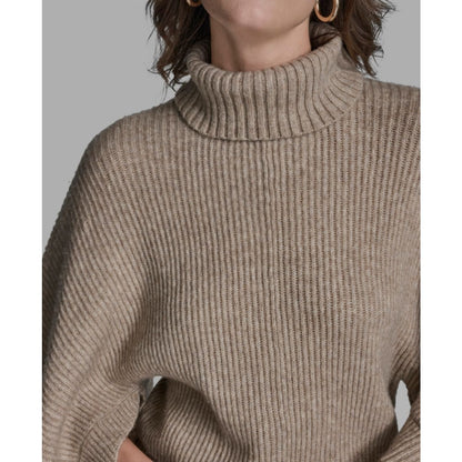 Bcbg Women's Oversized Turtleneck Sweater Poncho