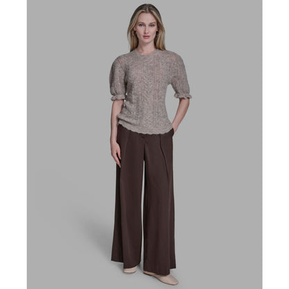 Bcbg Women's Short Sleeves Crewneck Sweater