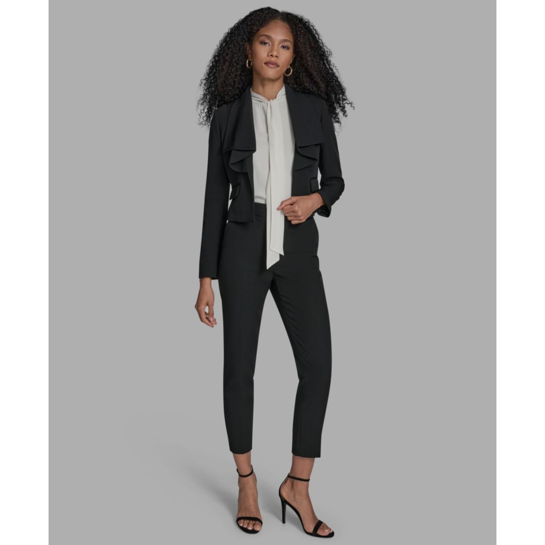 Bcbg Women's Collar Long Sleeve Jacket