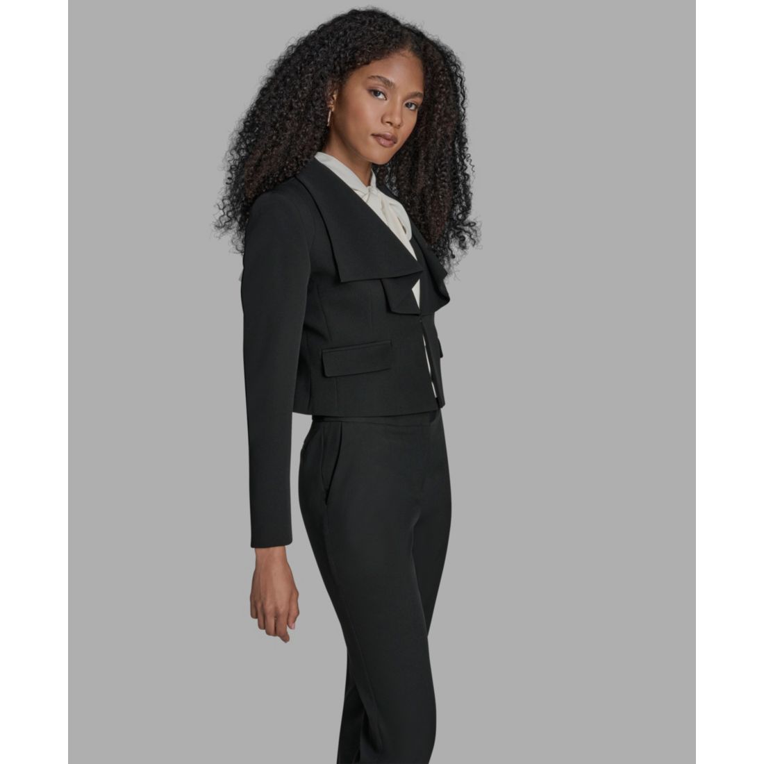 Bcbg Women's Collar Long Sleeve Jacket