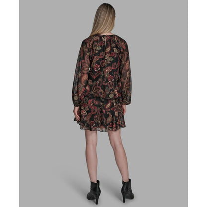 Bcbg Women's Crewneck Long Sleeve Dress