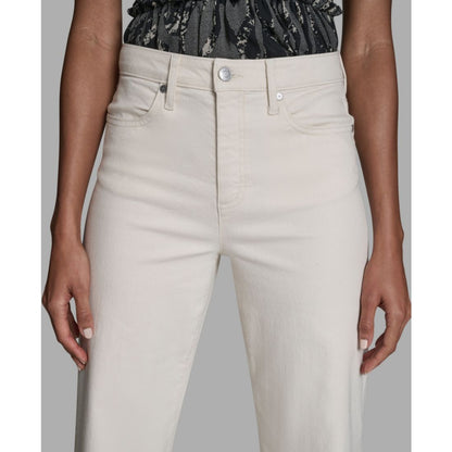 Bcbg Women's Wide Leg Mid-Rise Jeans