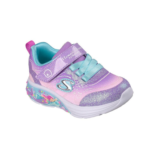 Skechers Toddler Girls' My Dreamers - Lil Mermaid Light-Up Fastening Strap Casual Sneakers from Finish Line