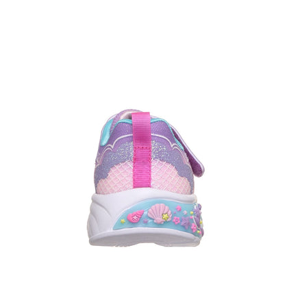 Skechers Toddler Girls' My Dreamers - Lil Mermaid Light-Up Fastening Strap Casual Sneakers from Finish Line