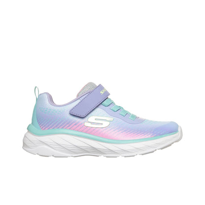 Skechers Little Girls Boundless - Color Blitz Fastening Strap Casual Sneakers from Finish Line - Lavender, Multi