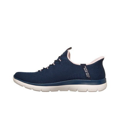 Skechers Women's Slip-Ins Dream Chaser Athletic Walking Sneakers from Finish Line - Navy, Pink