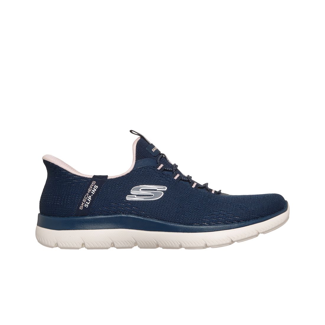Skechers Women's Slip-Ins Dream Chaser Athletic Walking Sneakers from Finish Line - Navy, Pink