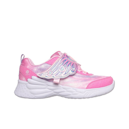 Skechers Little Girls Dream Racer - Wing Brites Light-Up Casual Sneakers from Finish Line