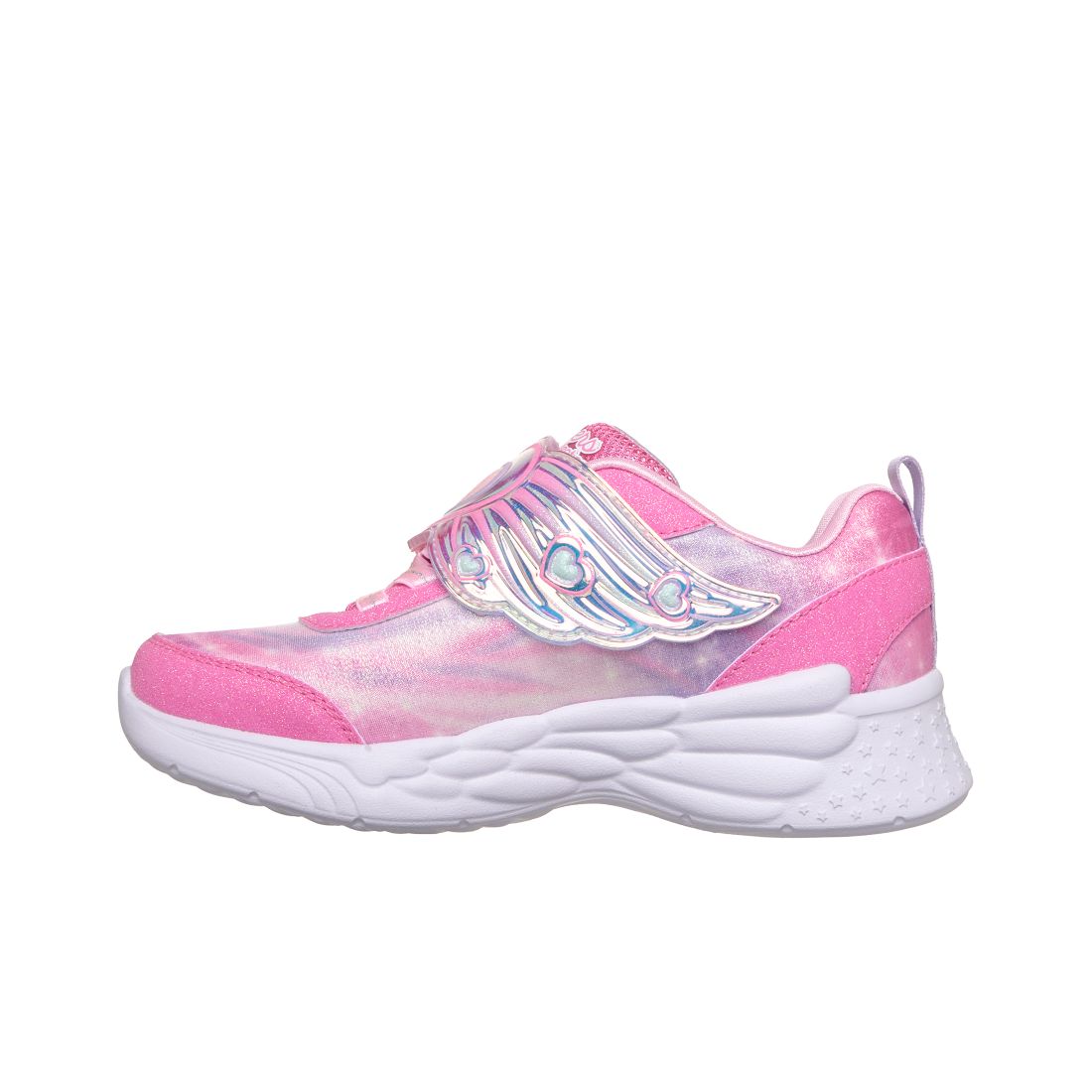Skechers Little Girls Dream Racer - Wing Brites Light-Up Casual Sneakers from Finish Line