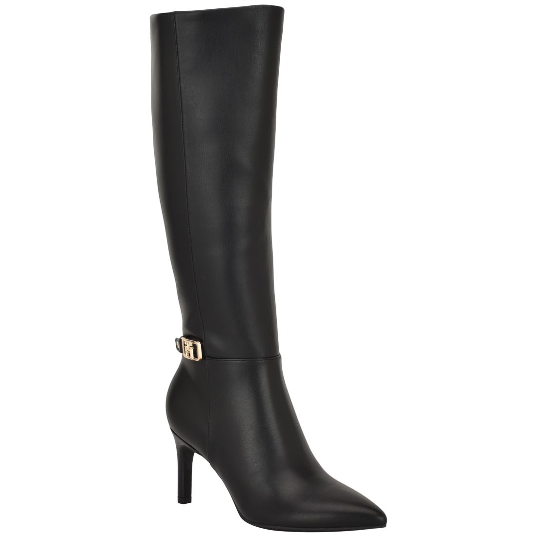 Tommy Hilfiger Women's Janyze Side Zip Pointed Toe Dress Boots