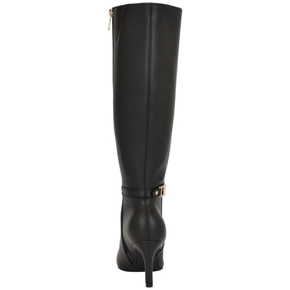 Tommy Hilfiger Women's Janyze Side Zip Pointed Toe Dress Boots