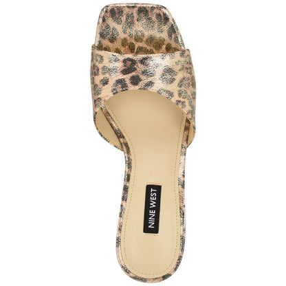 Nine West Women's Disko Square Toe Stiletto Sandals