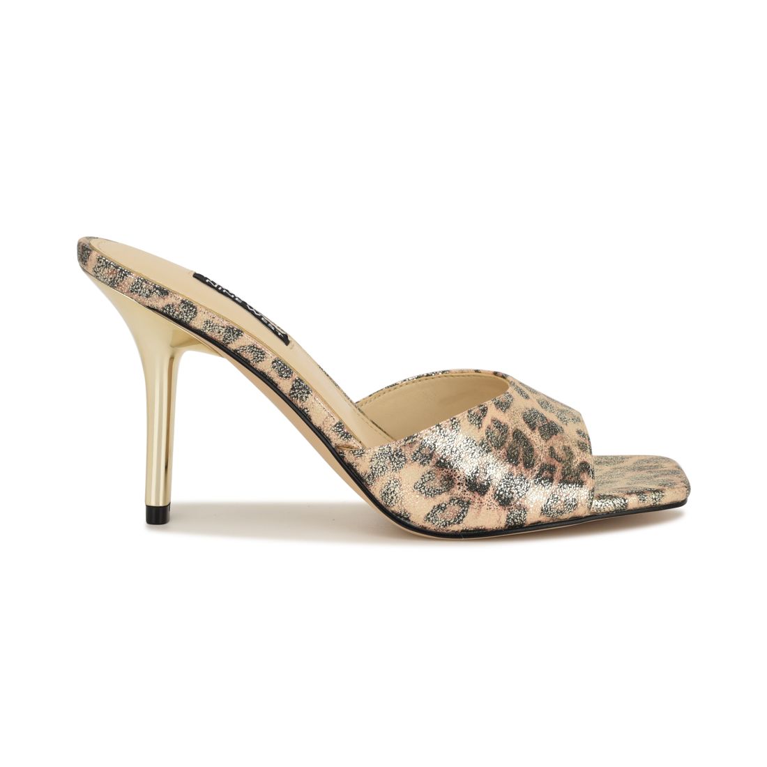 Nine West Women's Disko Square Toe Stiletto Sandals