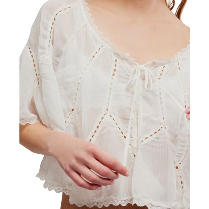 Free People Women's Michelle Short-Sleeve Blouse