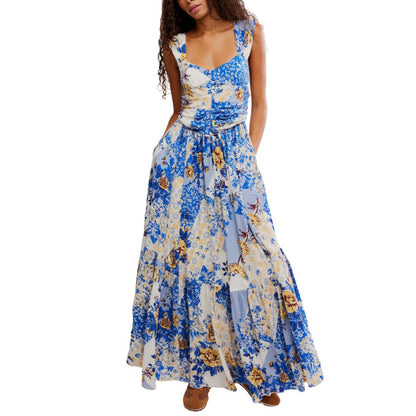 Free People Women's Sasha Sleeveless Scoop Neck Maxi Dress