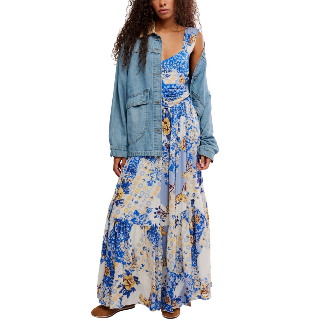 Free People Women's Sasha Sleeveless Scoop Neck Maxi Dress