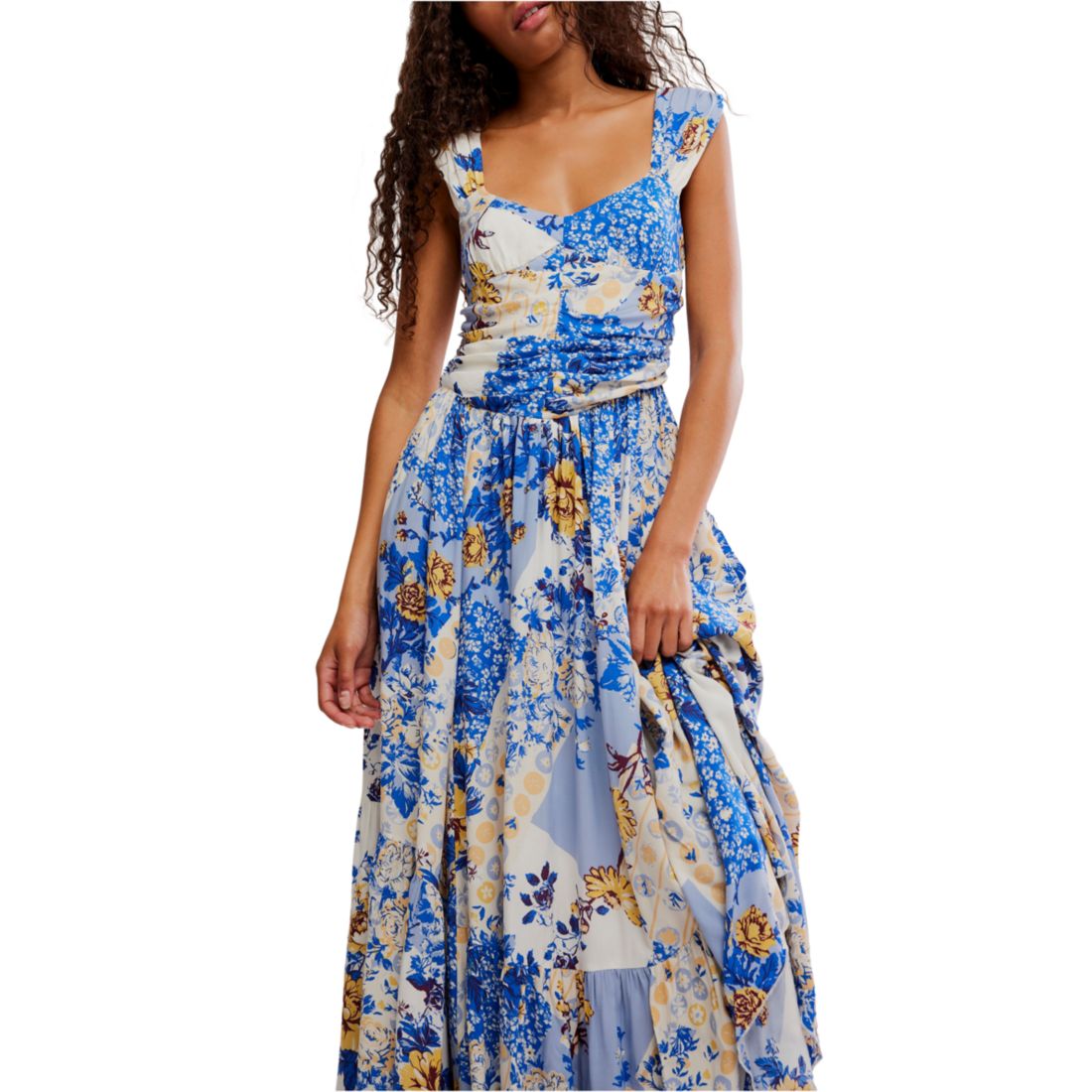 Free People Women's Sasha Sleeveless Scoop Neck Maxi Dress