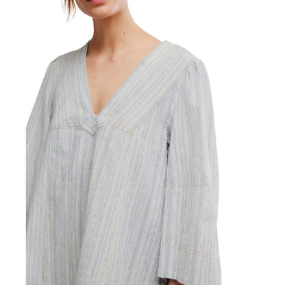 Free People Women's Goldie Balloon-Sleeve V-Neck Dress