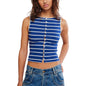 Free People Women's Tilly Striped Crew Neck Tank Top