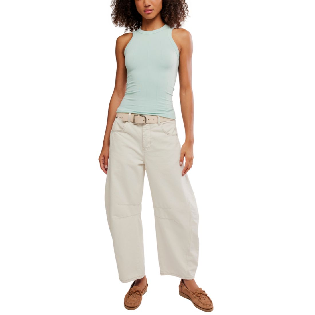 Free People Women's So Soft Seamless Crew Neck Tank Top