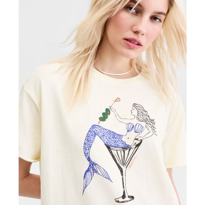 Free People Women's Best Coast Graphic Print Cotton T-Shirt