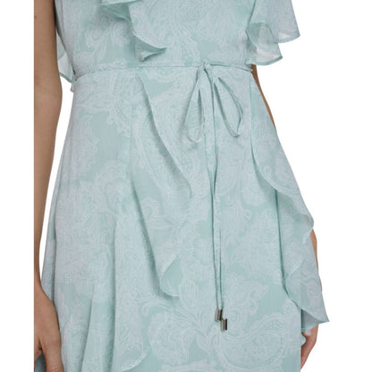 Tommy Hilfiger Women's Flutter-Sleeve Belted Mini Dress
